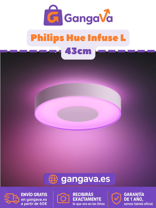 Philips Hue Infuse L Plafón LED Inteligente 43cm