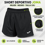 Joma Paris II-W Pantalones Cortos Mujer XXL Negro