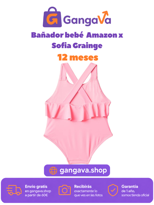Bañador bebé Amazon x Sofia Grainge 12 meses
