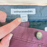 Amazon Essentials Pantalones Chinos de Pitillo,...