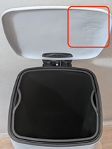 Cubo Basura Pedal Amig Artvin 30L Blanco - foto 5