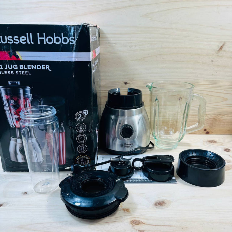 Batidora vaso Russell Hobbs 2 en 1 con botella