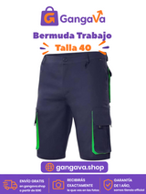 Bermuda Trabajo Velilla 103007 Azul Talla 40 - foto 5