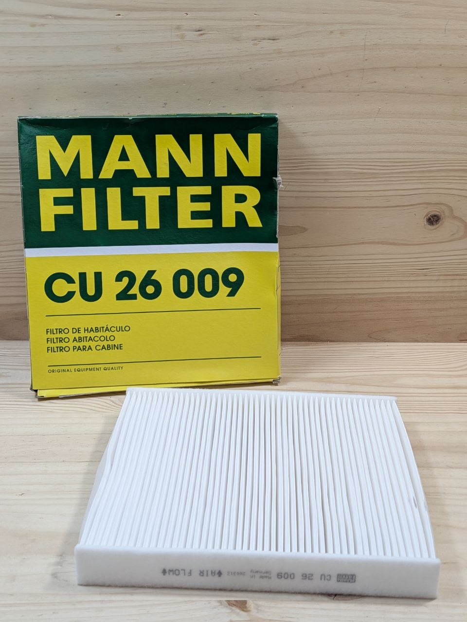 Filtro Habitáculo MANN-FILTER CU 26 009