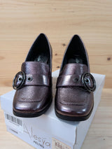 Mocasines Tacón Alesya Peltro T35 L106B06 - foto 2