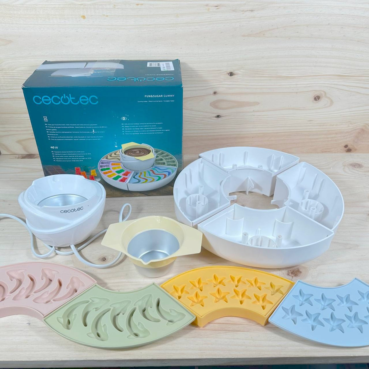 Cecotec Fun&Sugar 2 en 1 Gummy Maker Golosinas