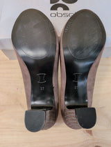 Tacones Obsel 10412 Tortora Marrón Talla 37 - foto 5