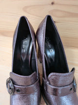 Mocasines Tacón Alesya Peltro T40 L106B06 - foto 7