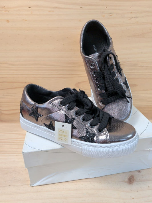 Zapatillas Estrada Sport 17040 Plateadas Talla 36