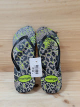 Chanclas Madigan Mujer 40 Animal Print Verde - foto 3