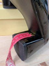 Mocasines Tacón Obsel Mujer 37 Negro Charol - foto 3