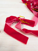 GEBETTER Lazos Rojos Navidad Terciopelo 12Pcs - foto 3