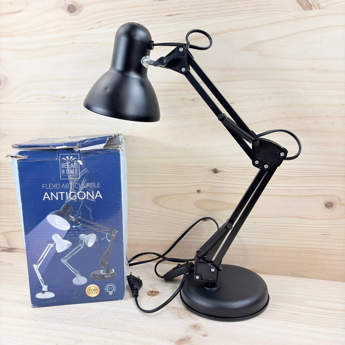 BEL AIR HOME - Lámpara de Escritorio LED Vintag...