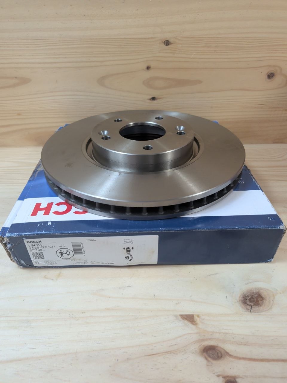 Disco Freno Bosch BD1384 Delantero 300mm
