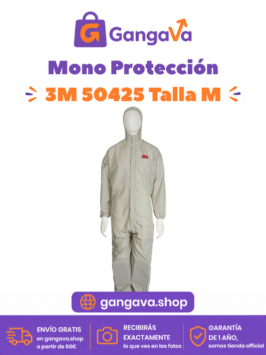 Mono Protección 3M 50425 Talla M Gris/Azul