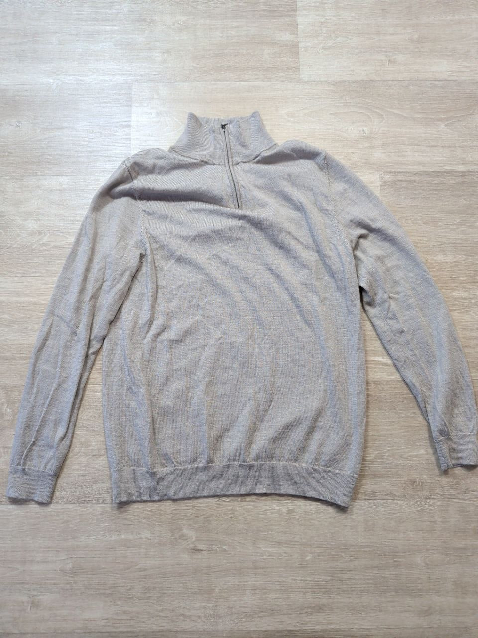Jersey Lawrence Grey Lana Merina Beige Talla M
