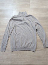 Jersey Lawrence Grey Lana Merina Beige Talla M