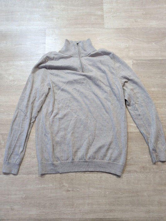 Jersey Lawrence Grey Lana Merina Beige Talla M