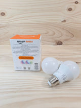 Pack 2 Bombillas Smart Amazon Basics E27 8W Alexa