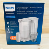 Jarra Philips Water Instant 3 L con 2 filtros - foto 2