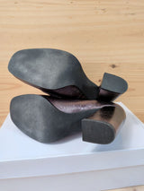 Mocasines Tacón Alesya Peltro T37 L106B06 - foto 5