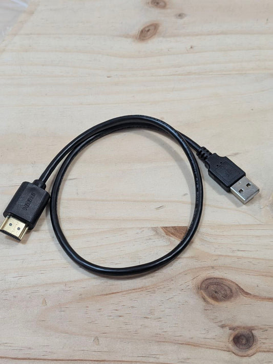 Cable Alimentación POFET USB a HDMI 50cm