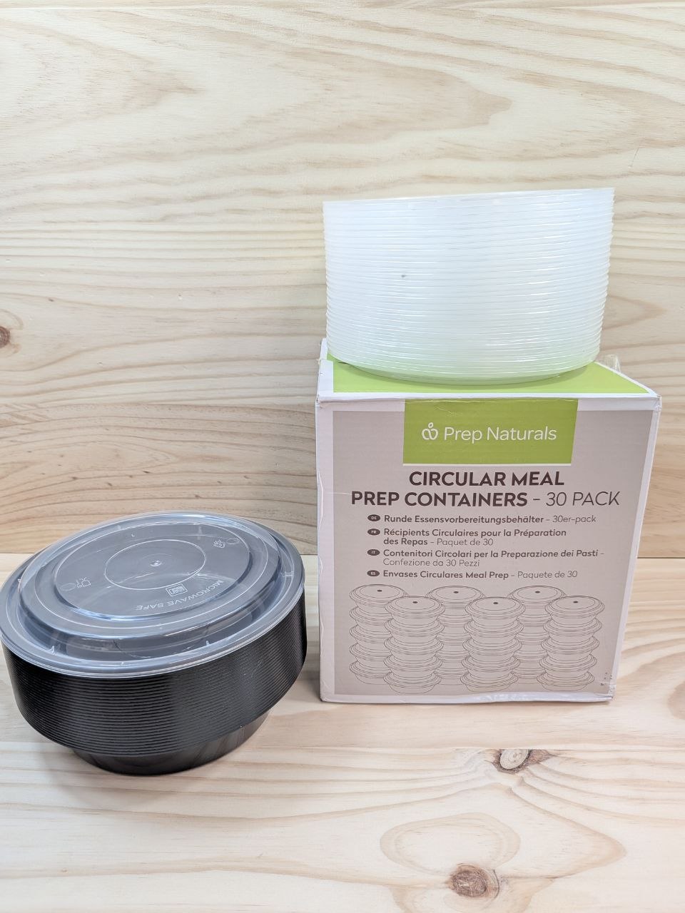 Cajas meal prep reutilizables 30 piezas herméticas
