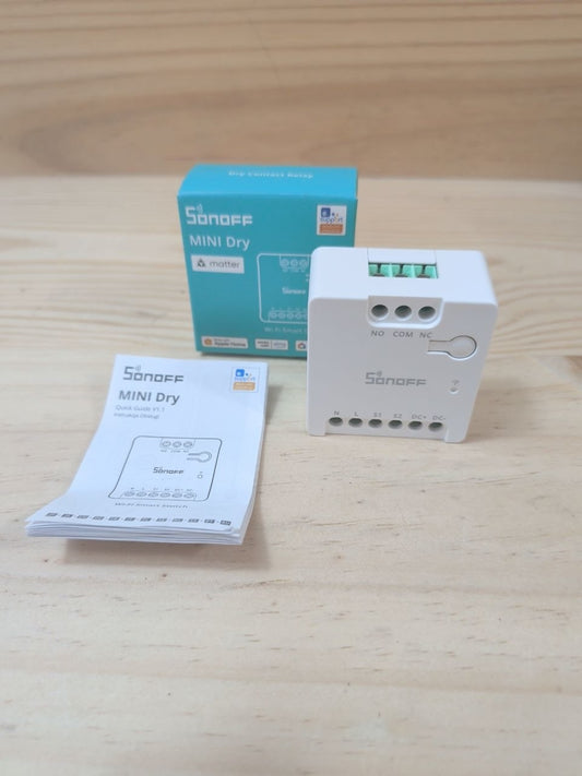 Relé WiFi SONOFF MINI-D Matter Contacto Seco