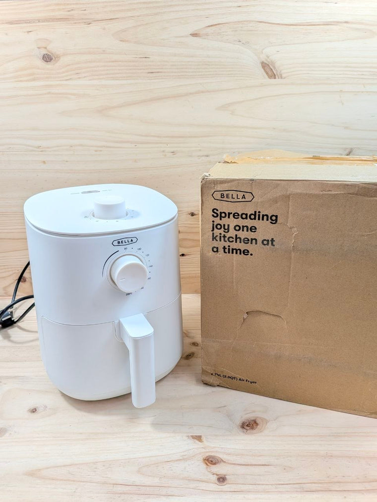 Bella Freidora manual aire caliente 3 l blanca