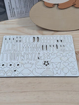 Placa Decorativa Zorrito Bebé Personalizable Mader - foto 5
