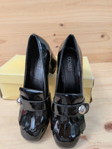 Mocasines Tacón Obsel Mujer 37 Negro Charol - foto 2