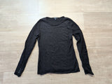Jersey Lawrence Grey Lana Merina Negro Talla XS