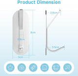 Pack 5 Ganchos Adhesivos Alyvisun Inox 6kg - foto 5