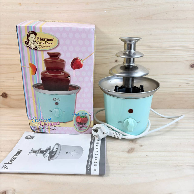 Bestron Fuente de chocolate 3 niveles verde 60W