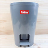 Tatay Papelera Baño Pedal Diabolo 5L - Gris - foto 2