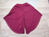 SHEIN Falda-Pantalón Midi Fluida Mujer M Burdeos - foto 2