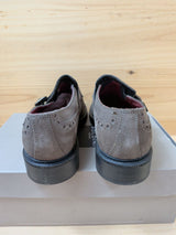 Zapatos Soldini Monk Strap Brogue Ante Gris 41 - foto 3