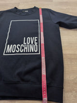 Sudadera Love Moschino Box Logo Negra Talla L - foto 7