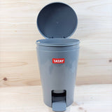 Tatay Papelera Baño Pedal Diabolo 5L - Gris