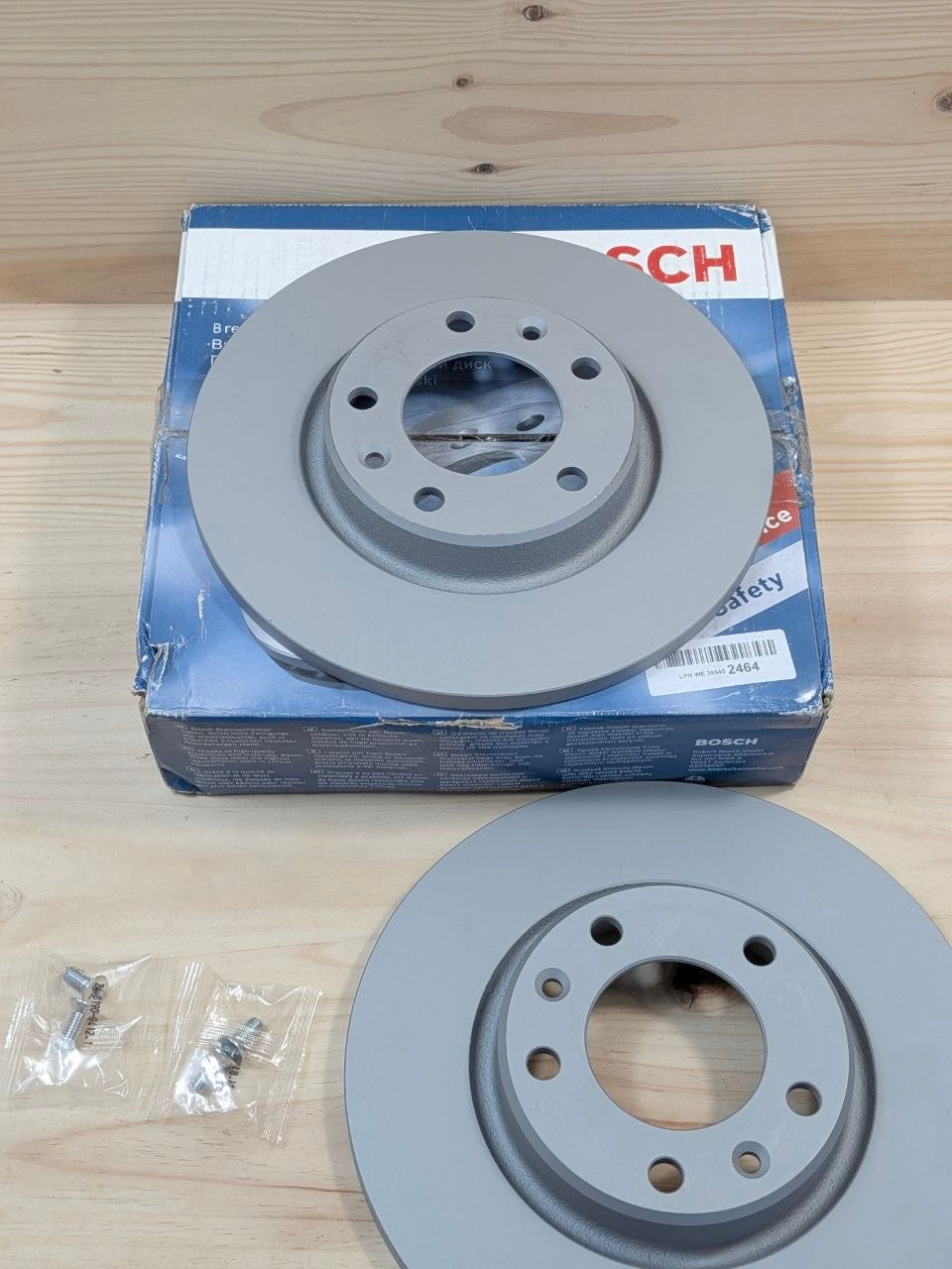 Juego 2 Discos Freno Bosch BD2163 268mm Traseros