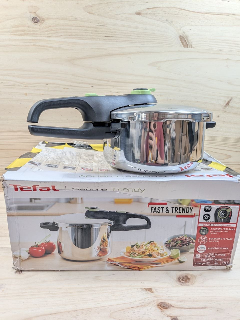 Tefal Secure Trendy Olla Presión 4L Inducción