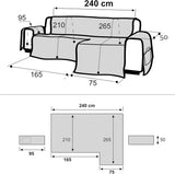 Cubre Sofá FAVERTI PEGO Chaise Derecho 240cm - foto 2