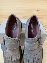 Zapatos Soldini Monk Strap Brogue Ante Gris 41 - foto 5