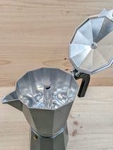 Cafetera Monix Vitro Noir 12 Tazas Aluminio - foto 2