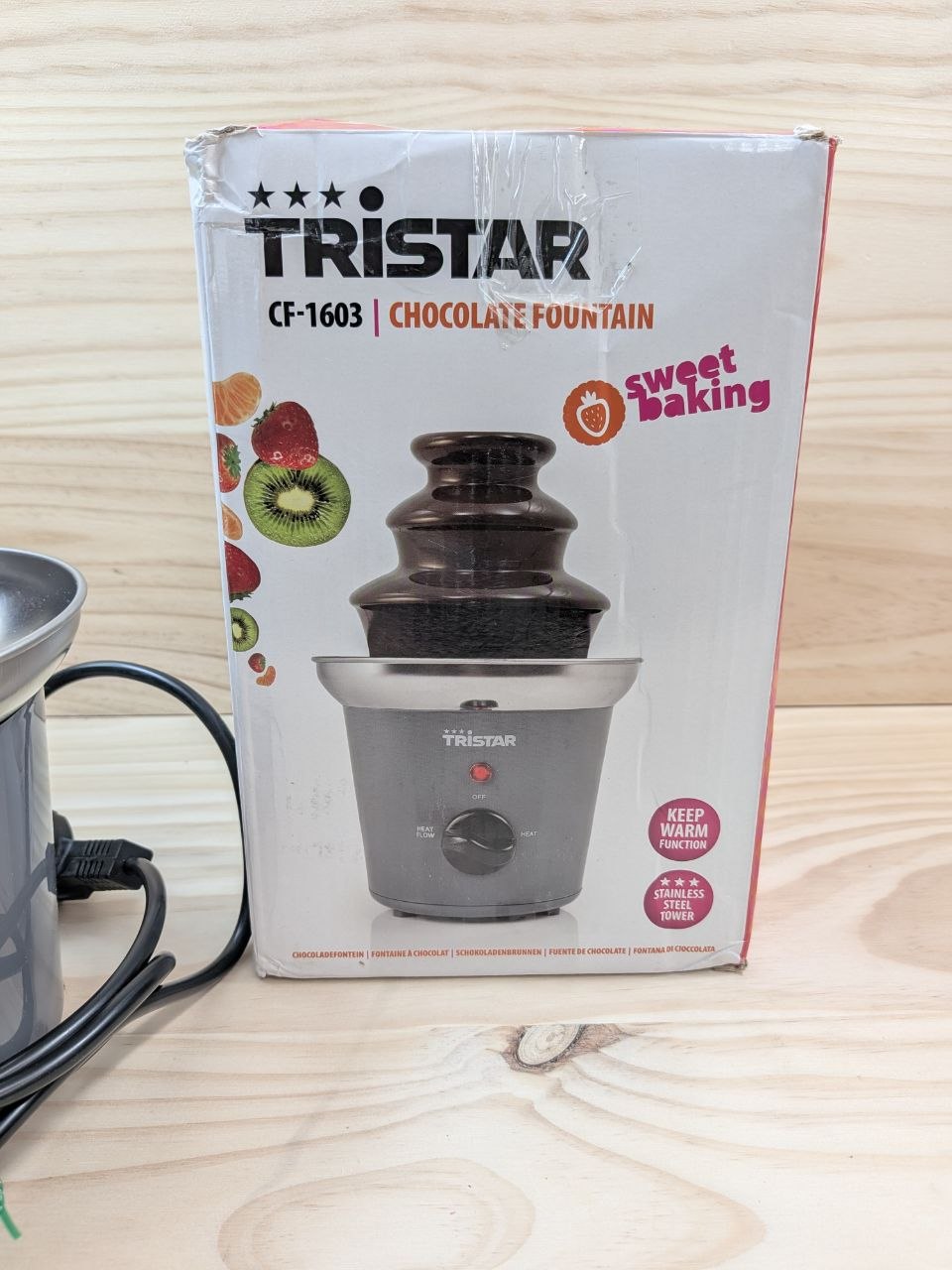 Fuente Chocolate Tristar CF-1603 3 Niveles 32W