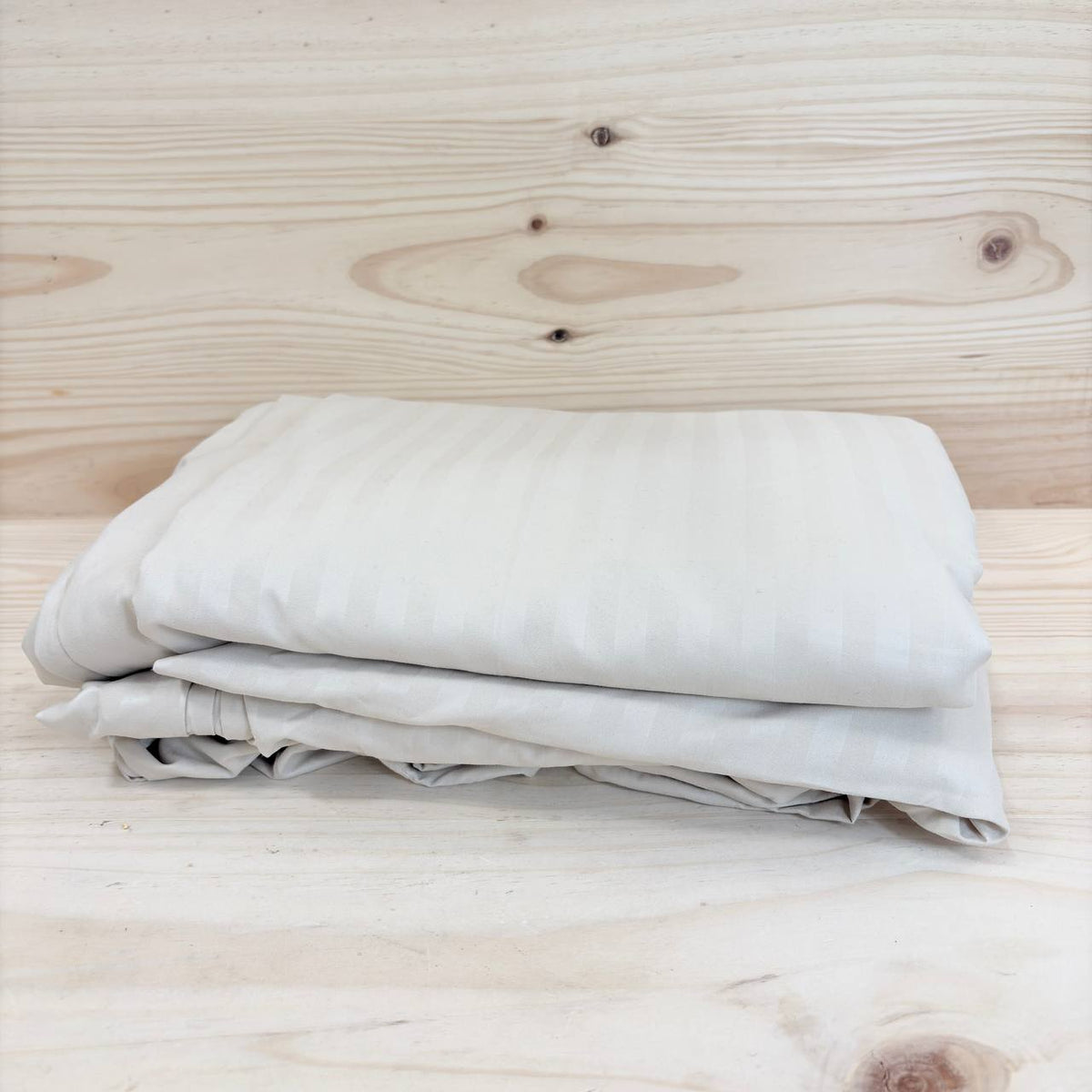 Funda Nórdica Amazon Basics Rayas Beige 240x220