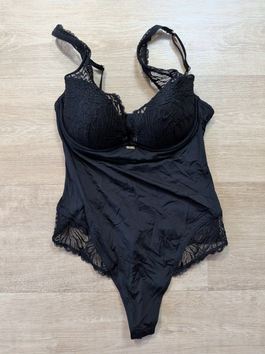 HUGO BOSS Bianca Body Encaje Mujer S Negro