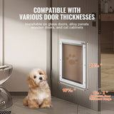VEVOR Puerta para mascotas aluminio 69,7x42,3
