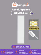 Panel Japonés Gardinia Entry Translúcido 60x245