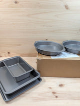 Juego 5 moldes horno Amazon Basics antiadherentes